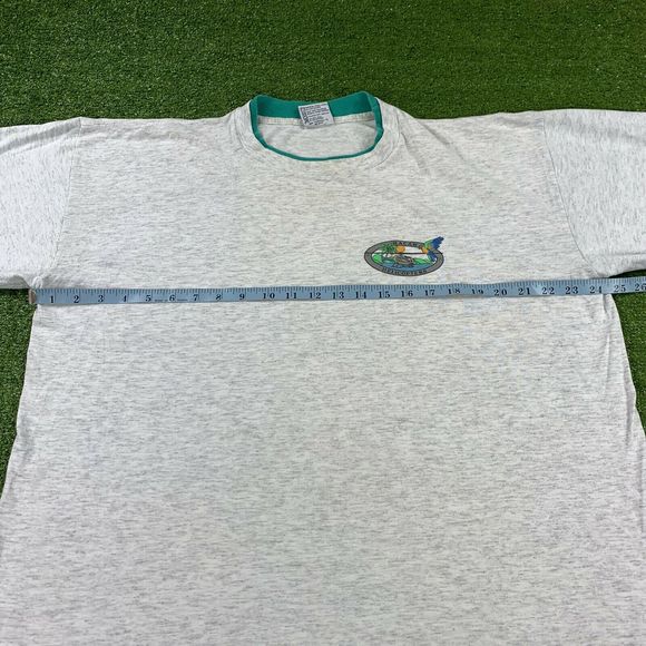 Vintage 90's Macaw Helicopters Saipan USA T-Shirt - Picture 3 of 10